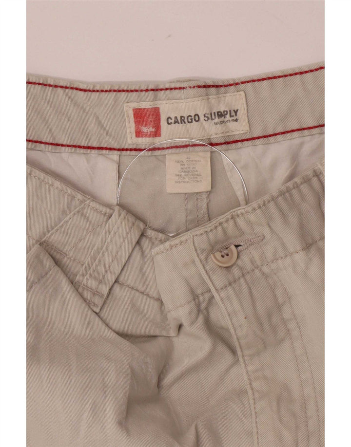 Mossimo Herre Cargo Shorts Medium W32 Beige Bomuld
