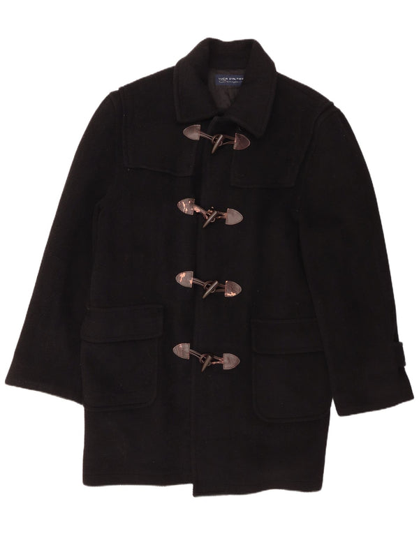 Luca D'altieri Herre Duffle Coat IT 54 2XL Sort Uld