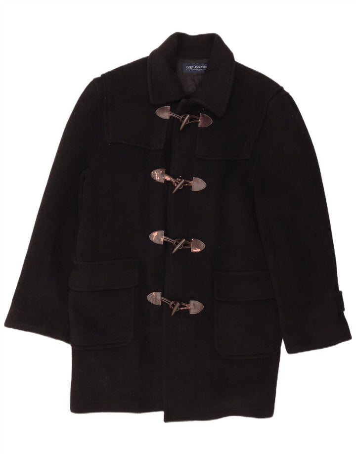 Luca D'altieri Herre Duffle Coat IT 54 2XL Sort Uld