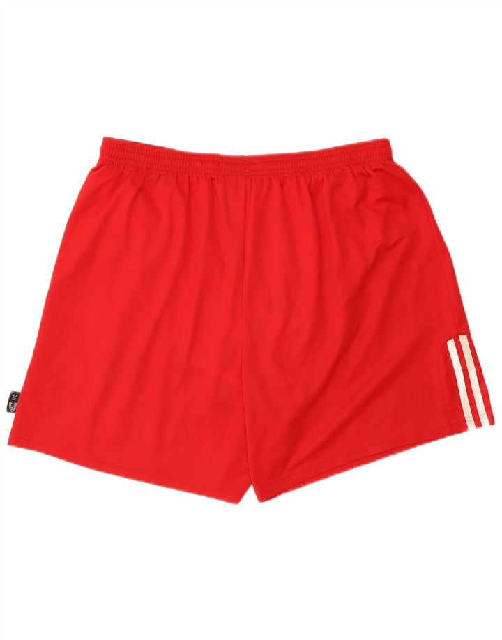 ADIDAS Mens Climalite Sport Shorts UK 42 Large  Red Polyester