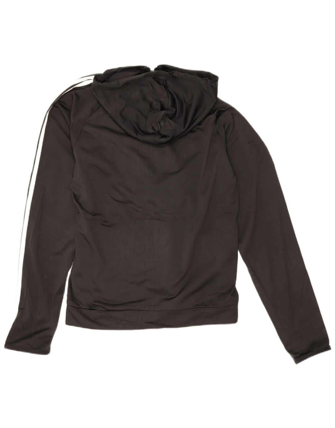 Adidas Hættetrøje med lynlås til mænd mellem sort polyester