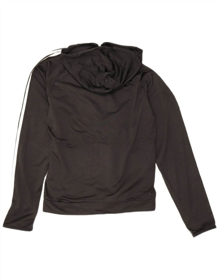 Adidas Hættetrøje med lynlås til mænd mellem sort polyester