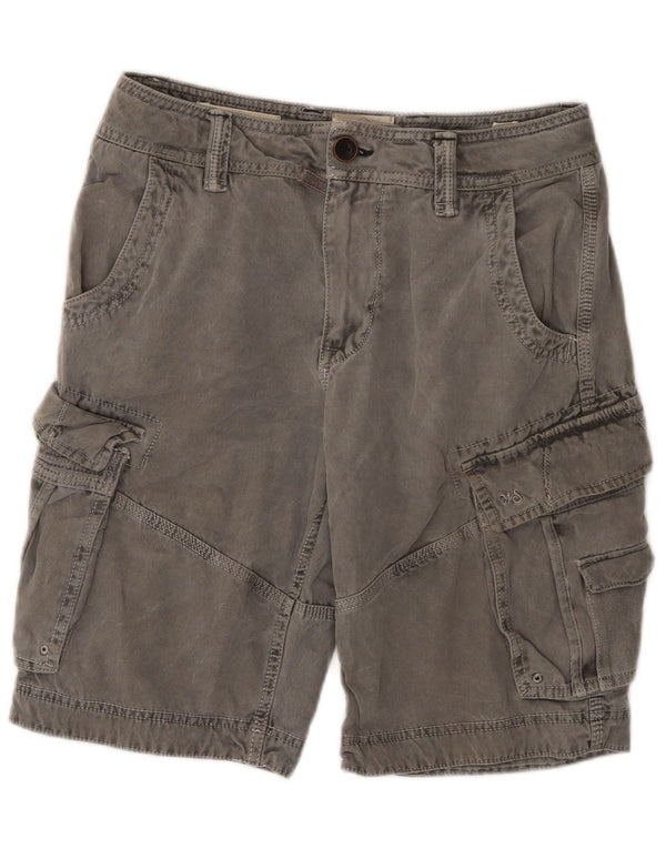 White Stuff Herre Cargo Shorts W32 Medium Grey Bomuld