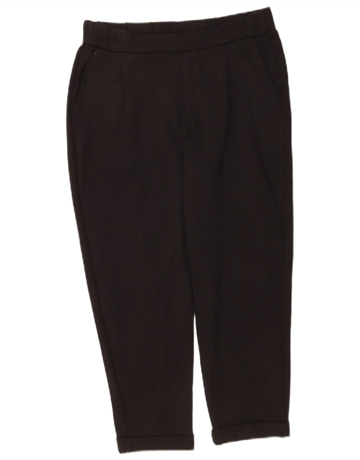 Benetton Womens Tapered Capri Bukser W30 L22 Sort