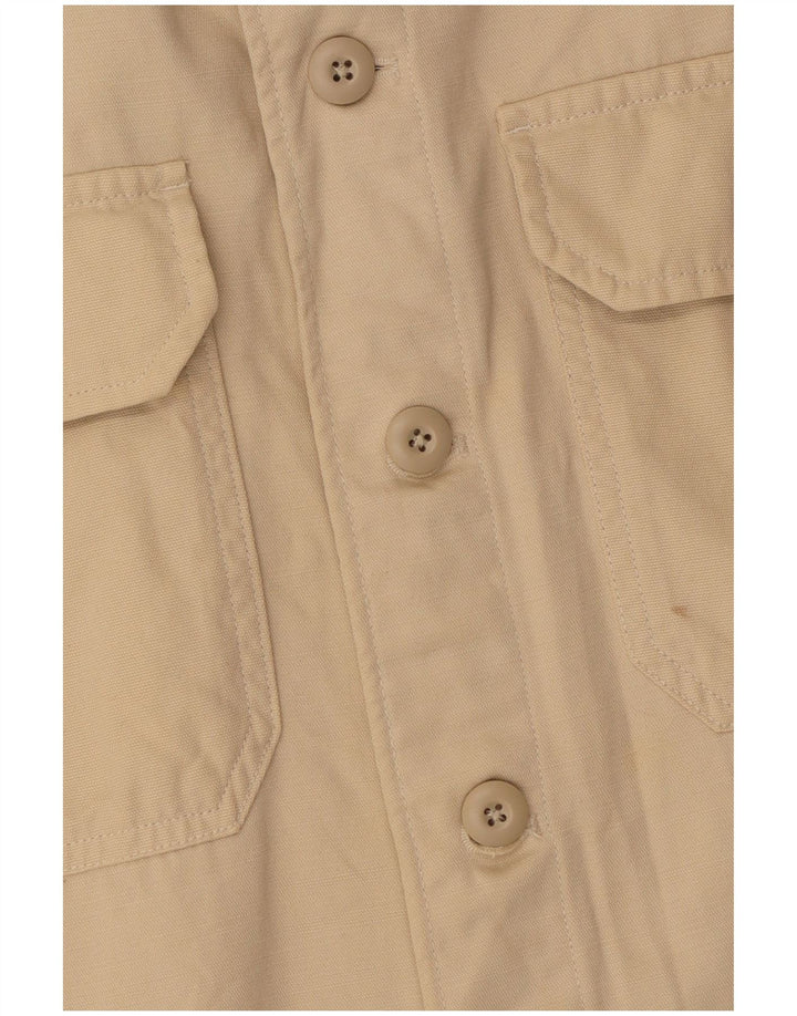 Marks & Spencer Herre Overshirt Shirt XL Beige Bomuld