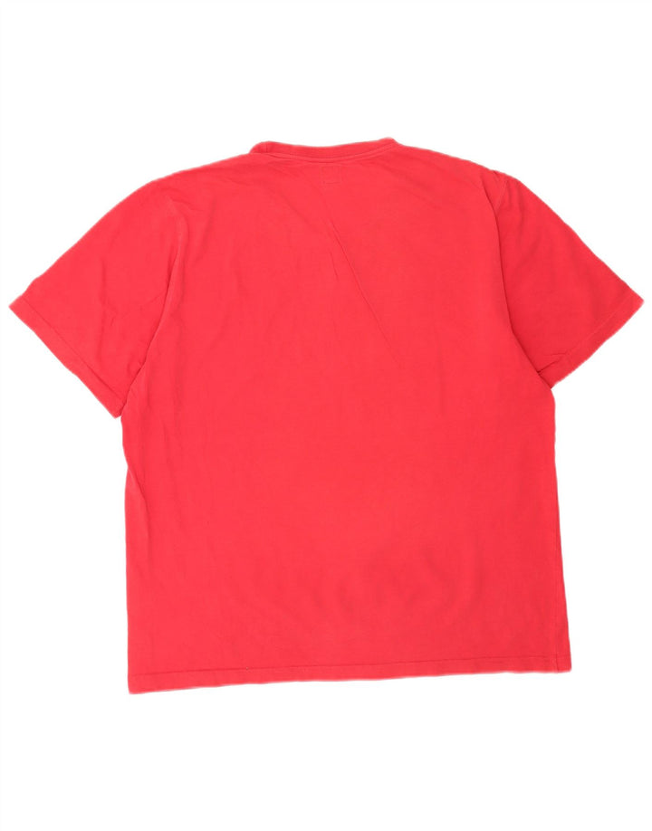 Adidas Grafisk T-shirt top til mænd, stor rød bomuld