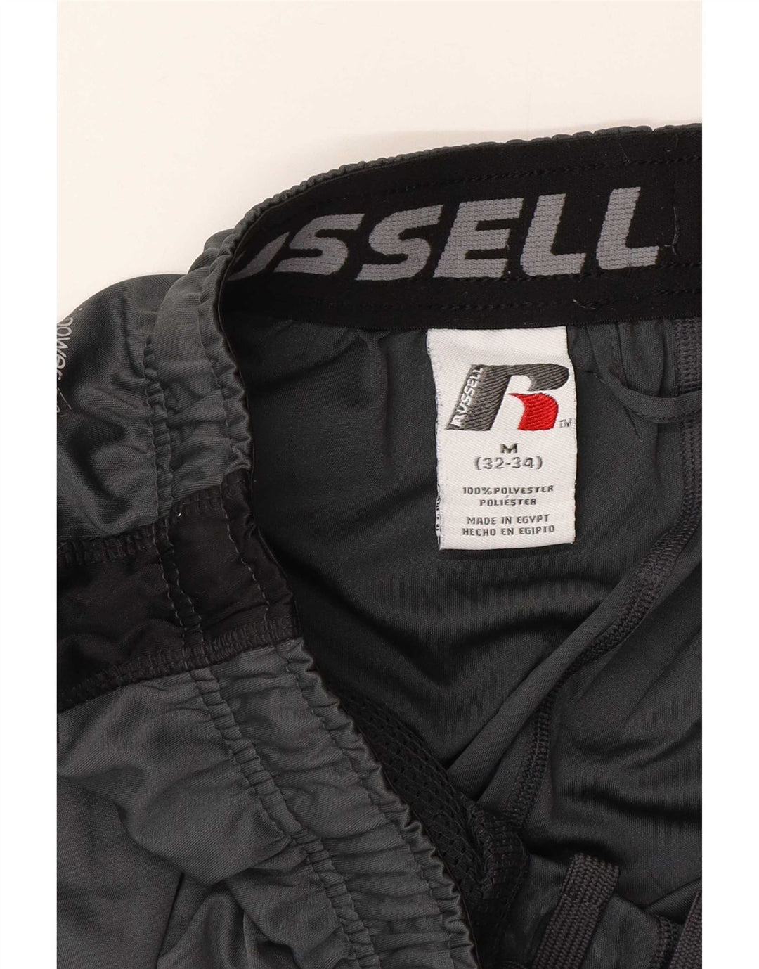 Russell Athletic Herre Sportshorts Medium Grey Colourblock Polyester