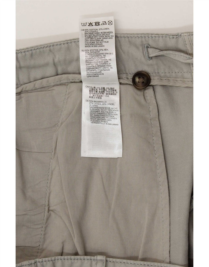 Reiss Chino Shorts til mænd W36 Large Grå Bomuld