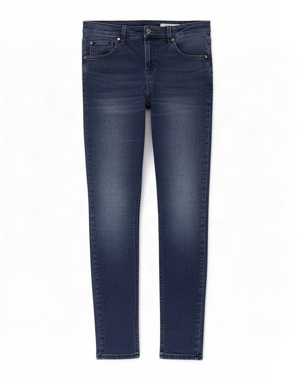 Marks & Spencer Womens The Ivy Skinny Jeans UK 12 Medium W30 L27 Blue