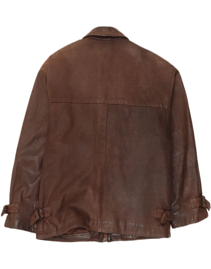 Vintage herre læderjakke UK 36 Small Brown