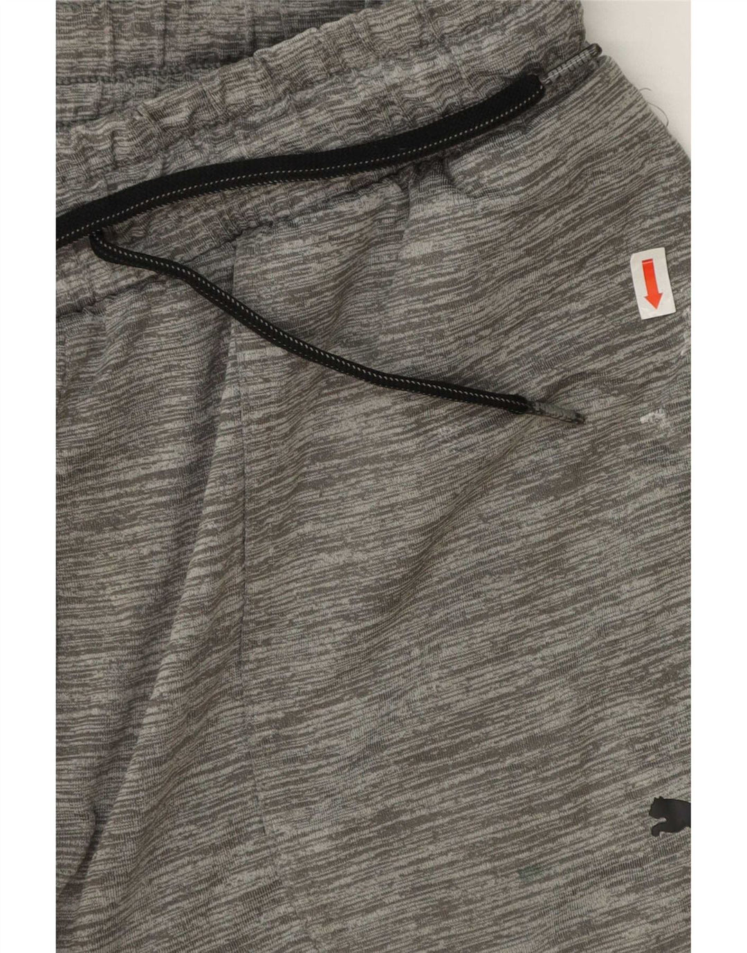 Puma træningsdragtsbukser til kvinder UK 12 Medium Grey Flecked Polyester