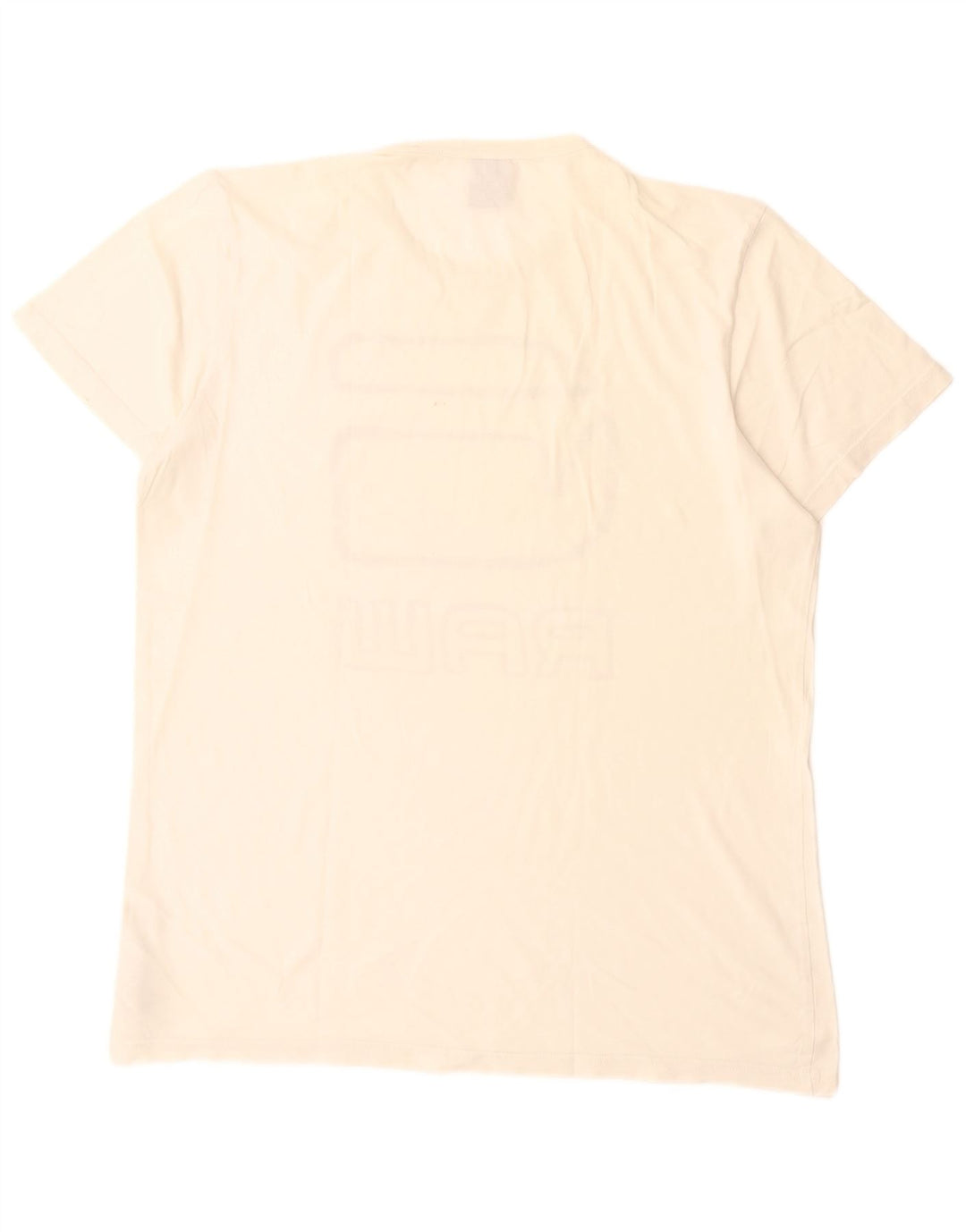 G-Star Herre Grafisk T-Shirt Top Stor Hvid Bomuld