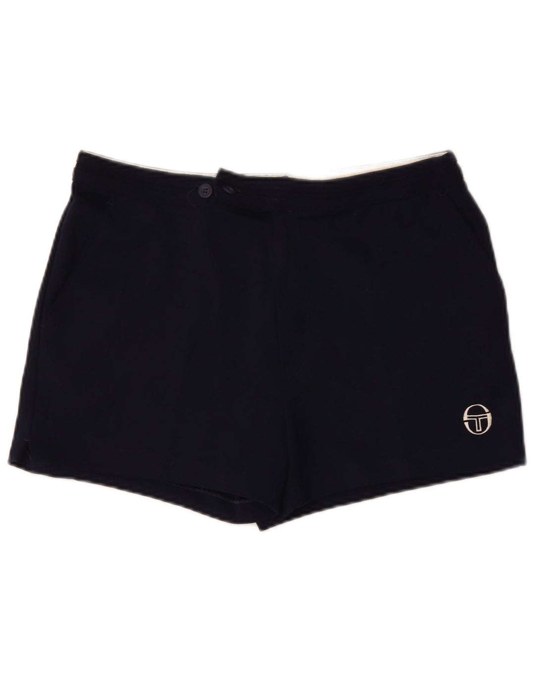 SERGIO TACCHINI Herre Chino Shorts IT 52 XL W34 Marineblå Polyester