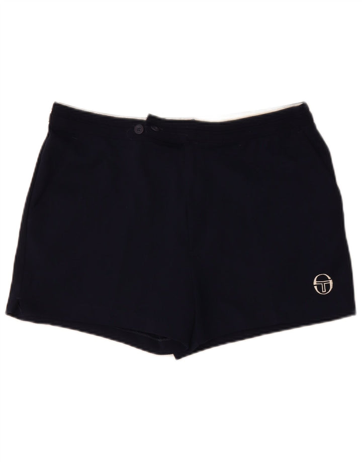 SERGIO TACCHINI Herre Chino Shorts IT 52 XL W34 Marineblå Polyester