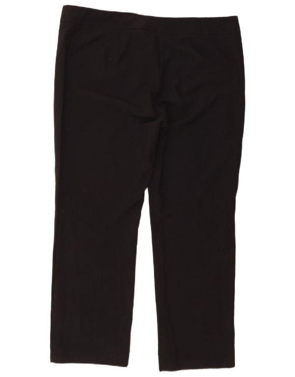 Marks & Spencer Lige fritidsbukser til kvinder UK 20 2XL W42 L29 Sort