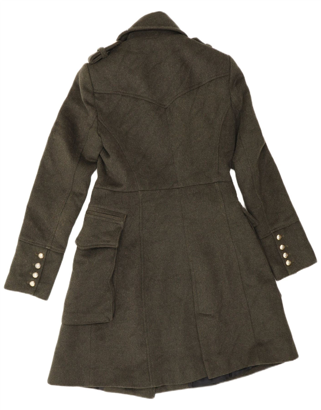 Zara Trench Coat til kvinder UK 10 Small Khaki