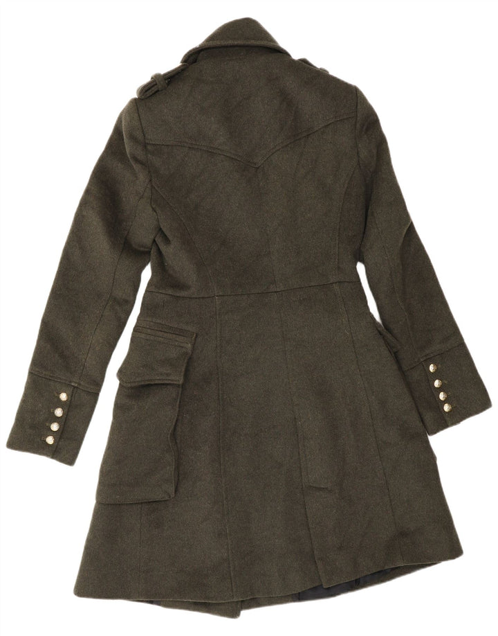 Zara Trench Coat til kvinder UK 10 Small Khaki