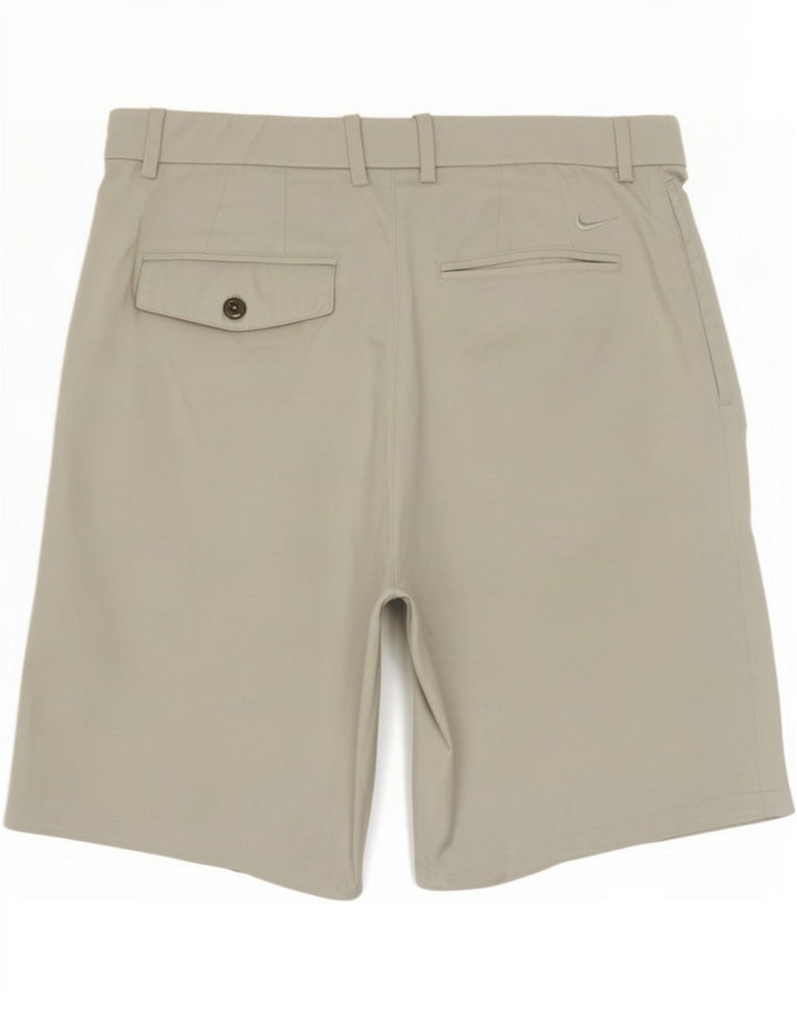 Nike Herre Dri Fit Chino Shorts Medium W32 Beige Polyester