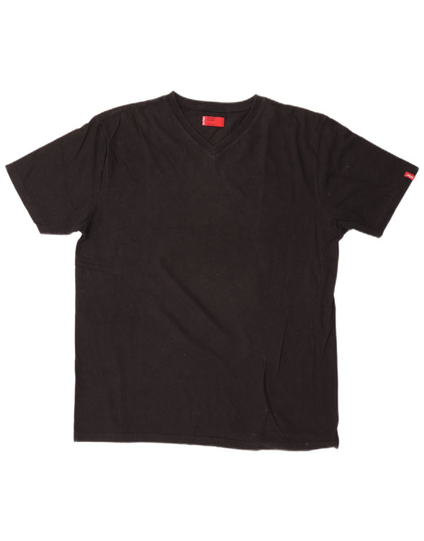 LEVI'S Herre T-Shirt Top XL Sort Bomuld