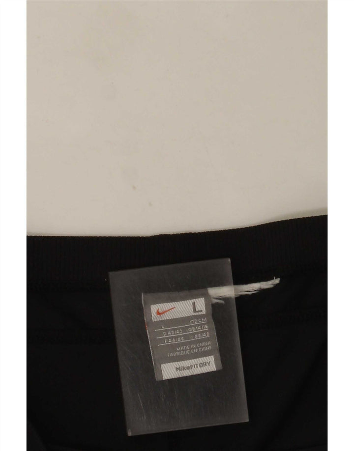 Nike Dame Capri Træningsdragt Bukser UK 14/16 Large Black