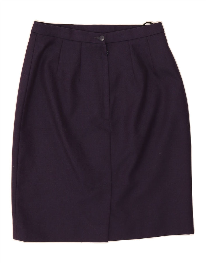 MICHAEL JACOBS Womens Pencil Skirt  W28 Medium Purple Polyester Vintage Michael Jacobs and Second-Hand Michael Jacobs from Messina Hembry 