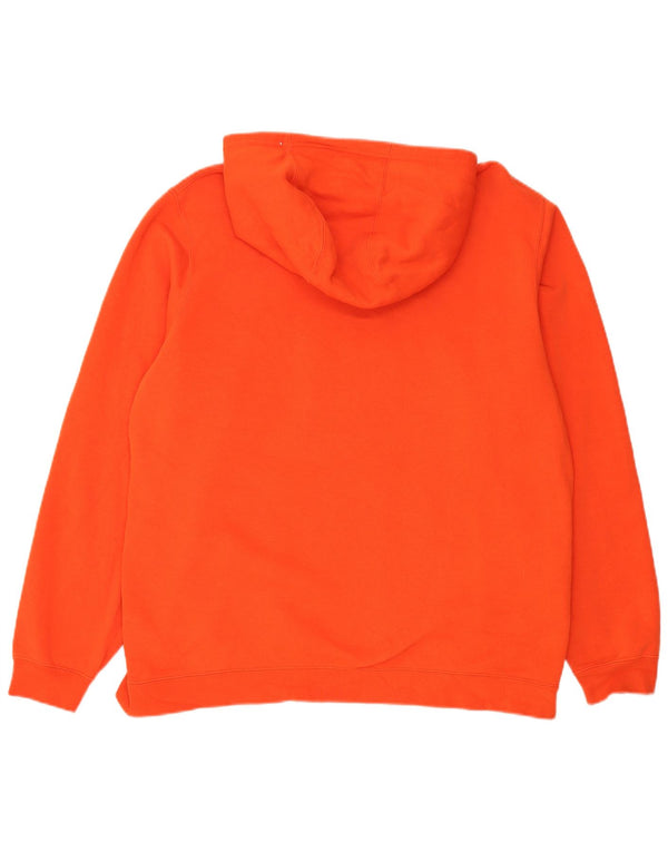 Nike Herre Clemson Tigers Grafisk Hoodie Jumper XL Orange Bomuld