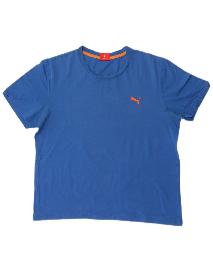 Puma Herre T-Shirt Top Stor Blå