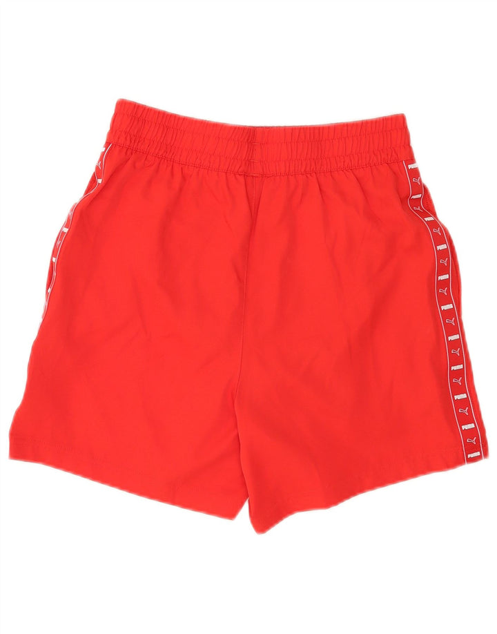 Puma grafiske sportsshorts til kvinder UK 8 Lille rød polyester
