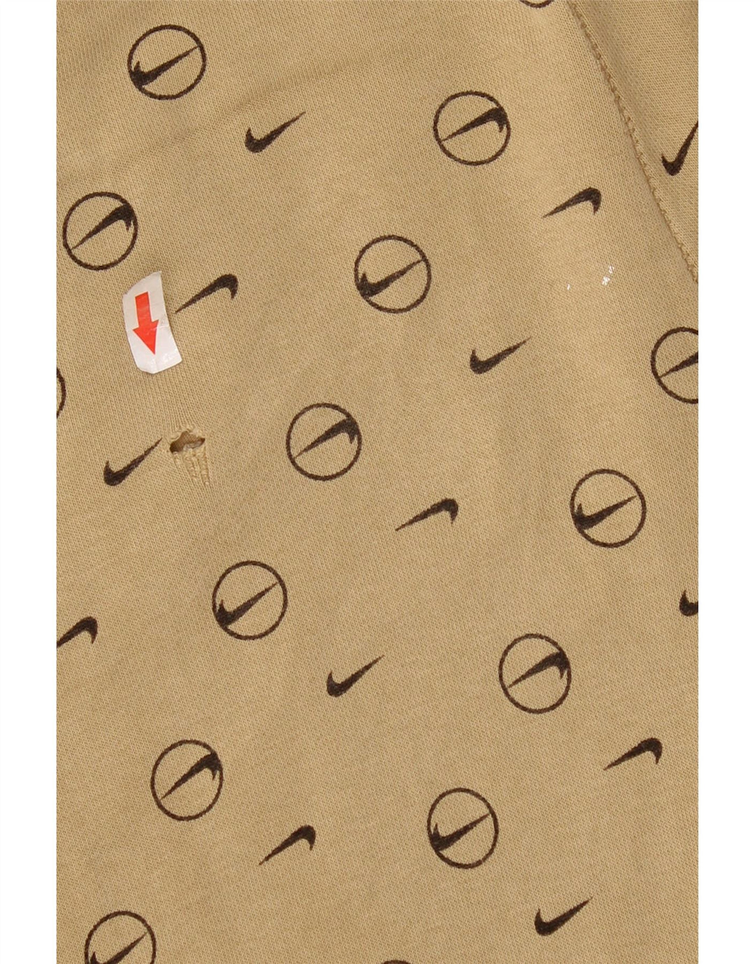Nike Herre grafisk træningsdragt Bukser Joggers Små Beige Geometrisk