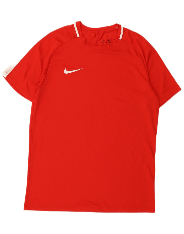 Nike Herre Dri Fit T-Shirt Top Stor Rød