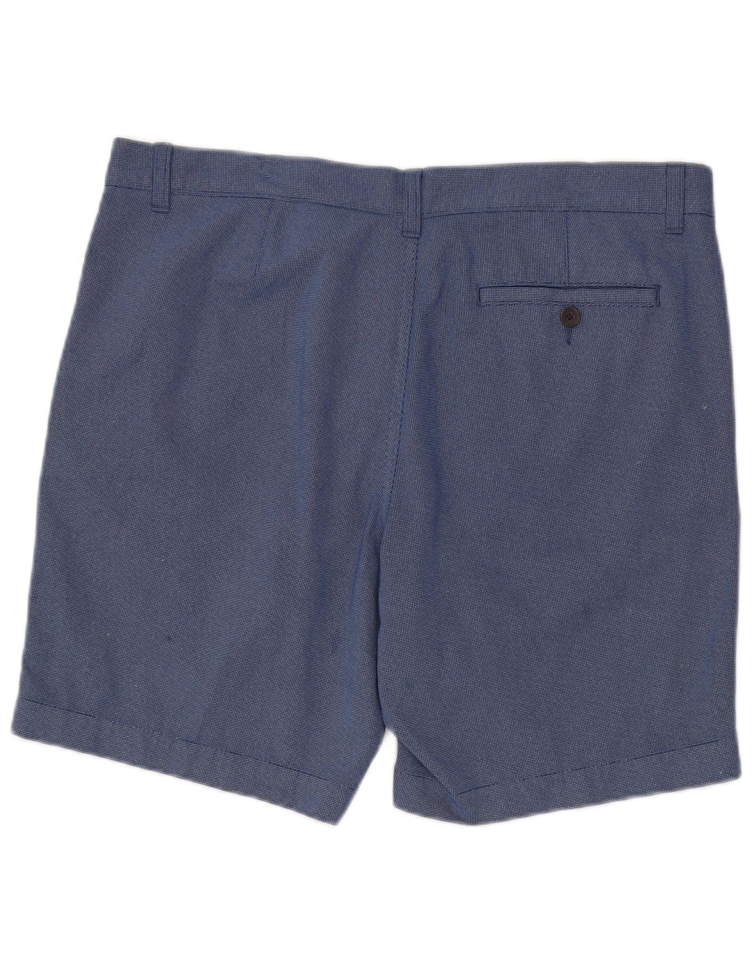 MARKS & SPENCER Chino Shorts til mænd W36 Large Blue Cotton