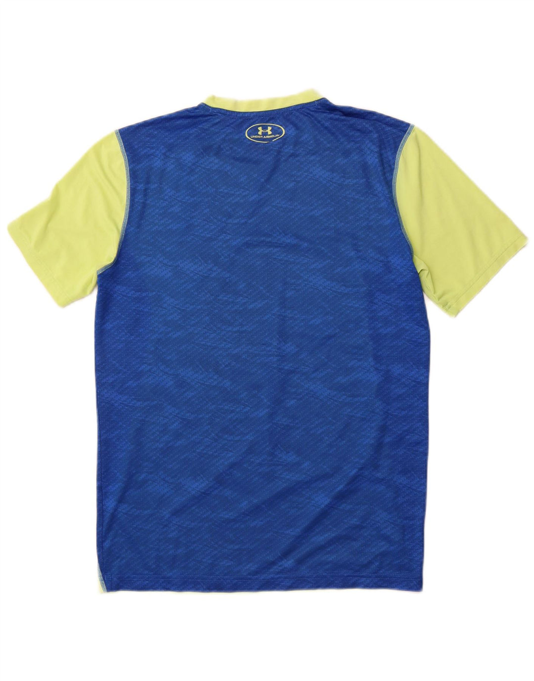 UNDER ARMOUR Herre Heat Gear T-Shirt Top Lille Grøn Colourblock