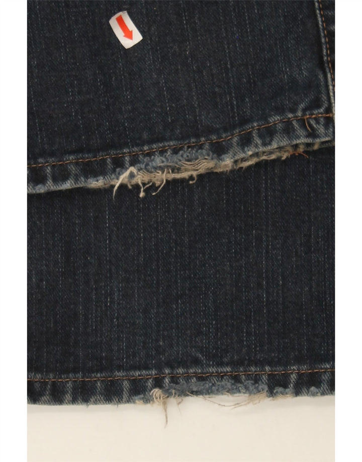 EDDIE BAUER Mens Straight Jeans W34 L30 Navy Blue Cotton Vintage Eddie Bauer and Second-Hand Eddie Bauer from Messina Hembry 