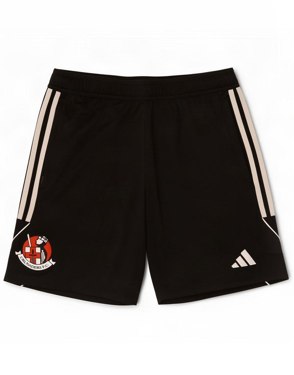 Adidas Mens Crusaders F.C. Grafiske Regular Fit Sportshorts Medium Sort
