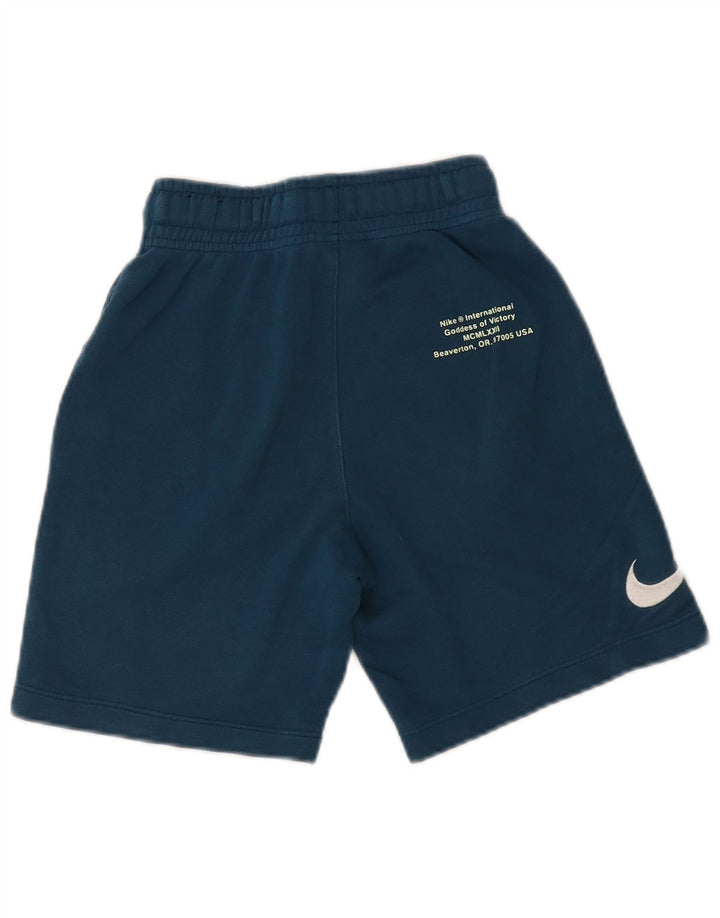 NIKE Grafiske sportsshorts til drenge 8-9 år Små blå bomuld