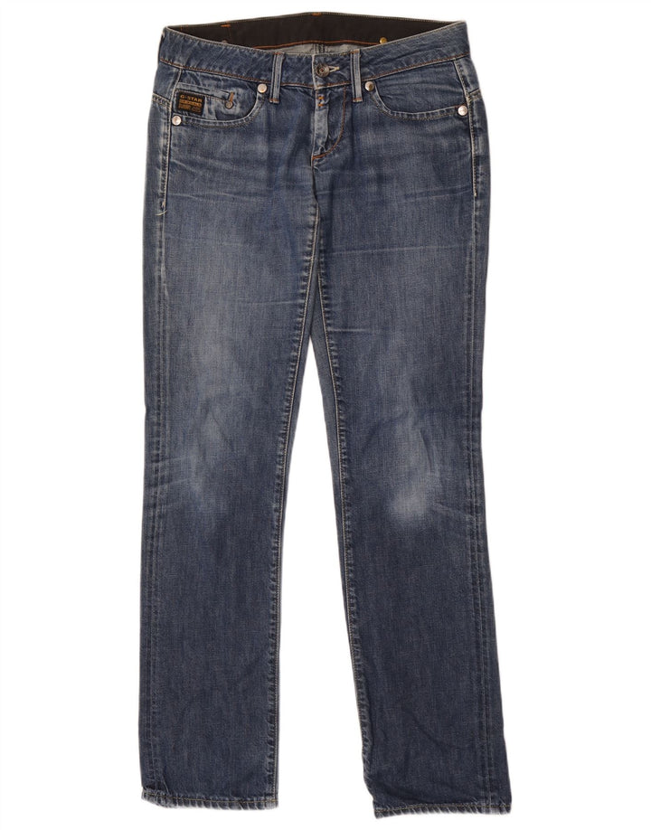 G-Star Dame Straight Jeans W28 L34 Blå Bomuld