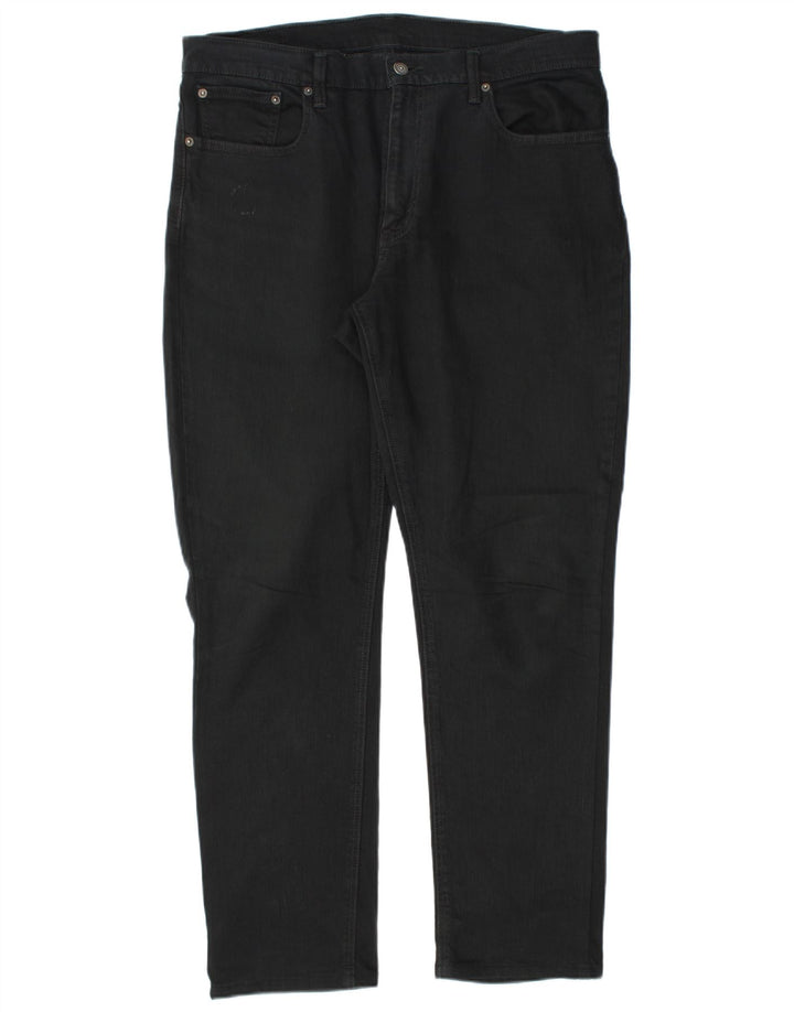 Levi's Straight Jeans til mænd W34 L32 Sort bomuld