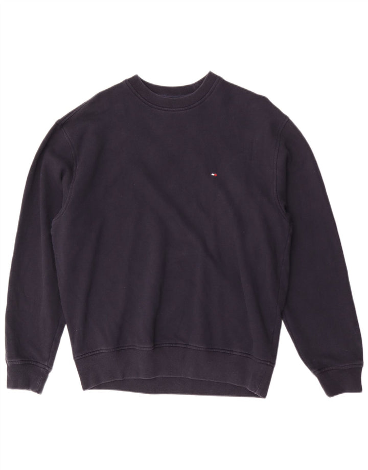 Tommy Hilfiger Sweatshirt til mænd, lille marineblå bomuld