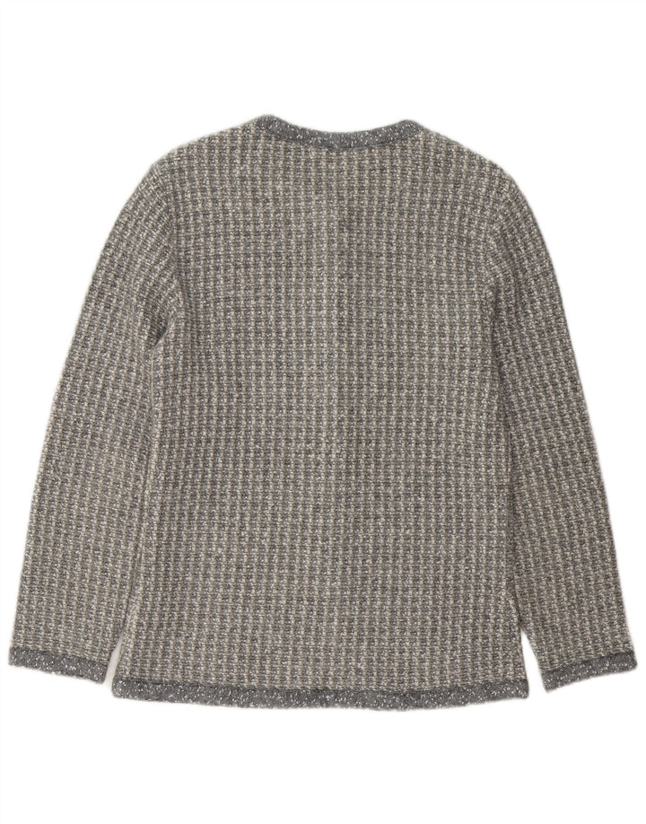 Penny Pull Dame Cardigan Sweater UK 16 Large Grå Akryl