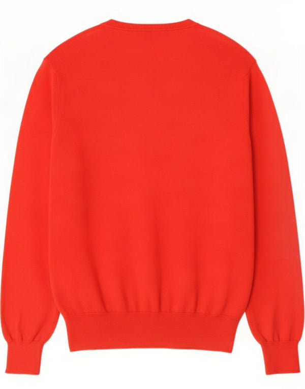 Marlboro Classics Herre V-hals sweater Large Red Cotton
