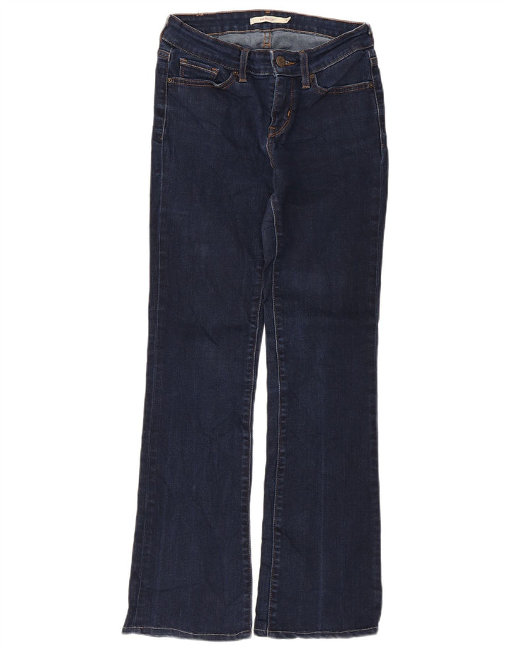 Levi's Dame 715 Bootcut Jeans W26 L28 Marineblå Bomuld