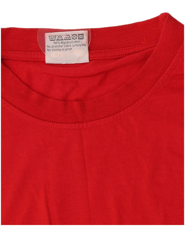 Lee Boys T-Shirt Top 15-16 år XL Rød Bomuld