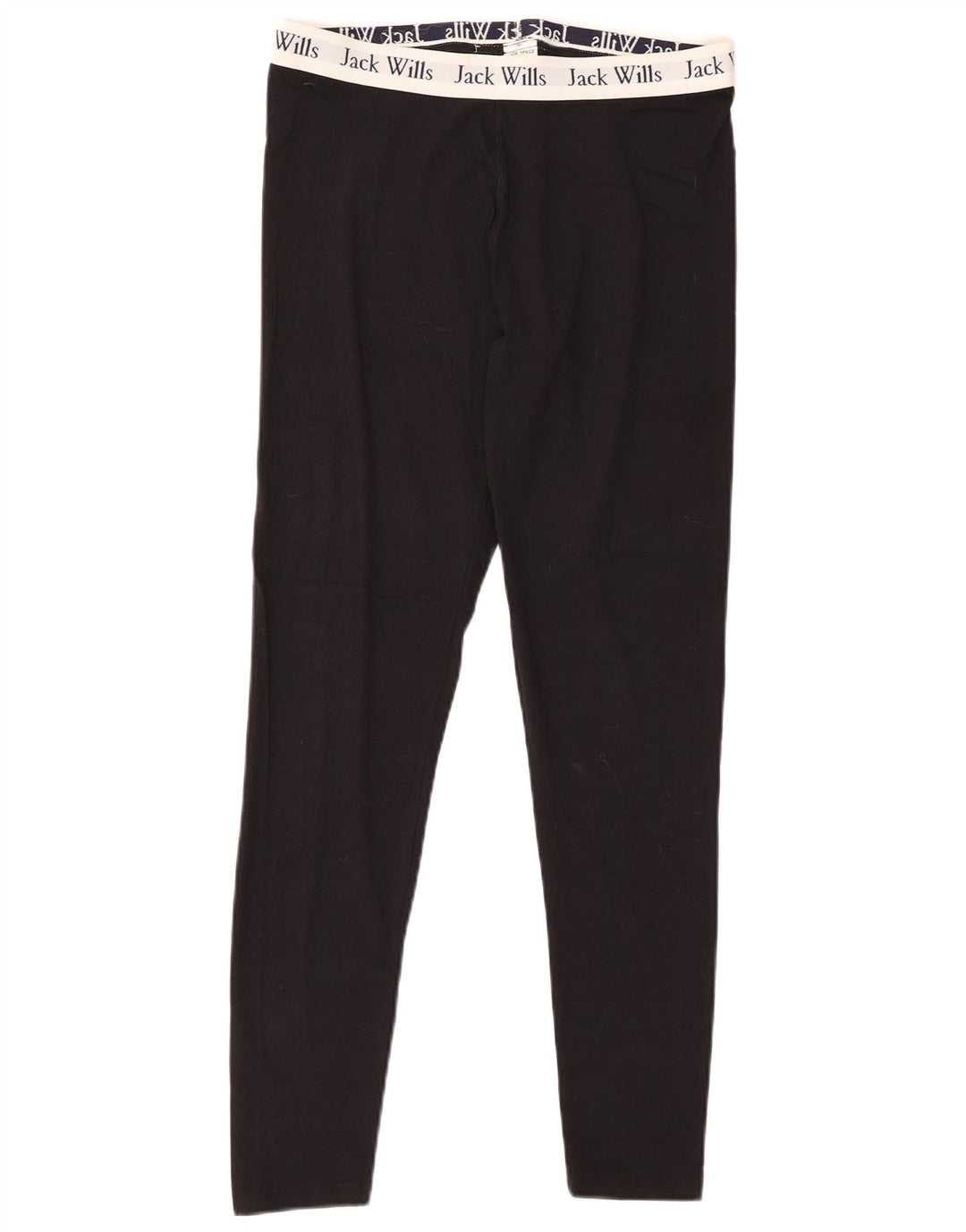 JACK WILLS Grafiske Leggings til kvinder UK 12 Medium Sort Colourblock Bomuld