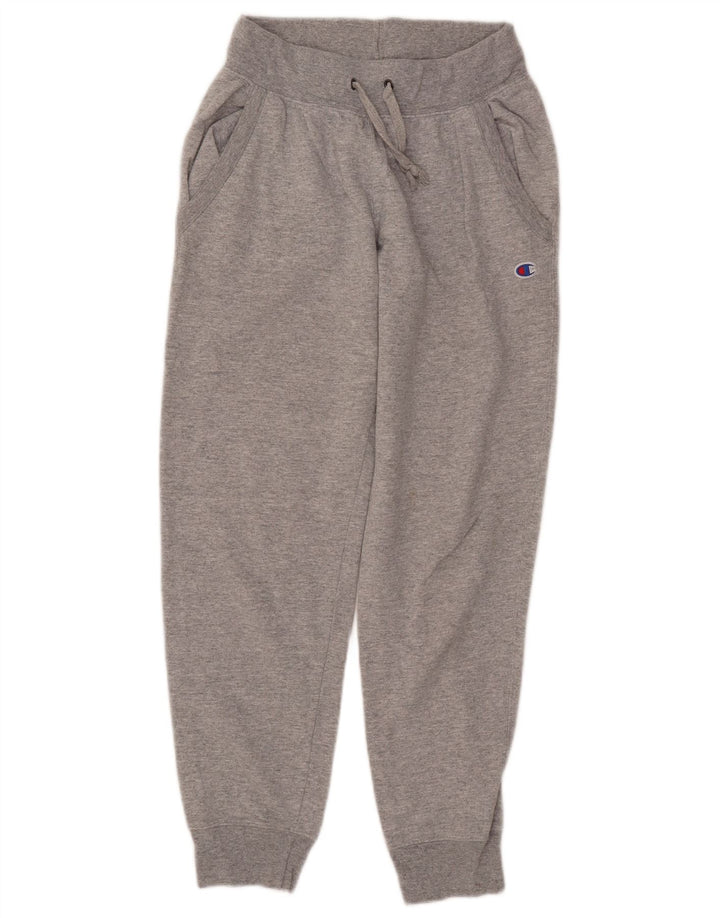 CHAMPION Dame træningsdragt Bukser Joggers UK 10 Small Grey Flecked