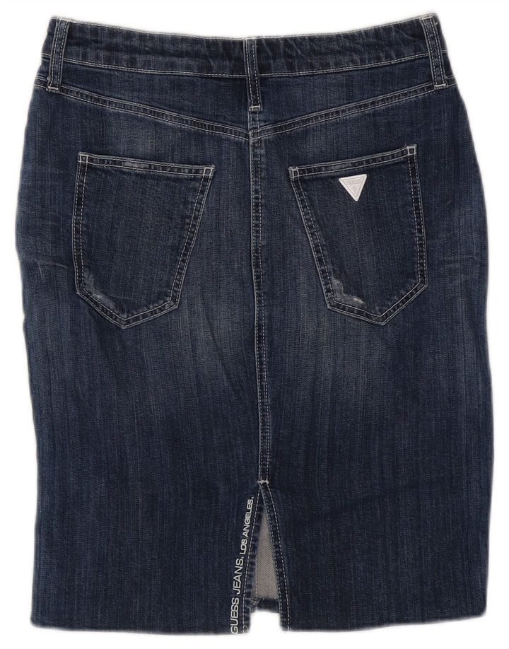 Guess denimnederdel til kvinder W28 Medium Blue