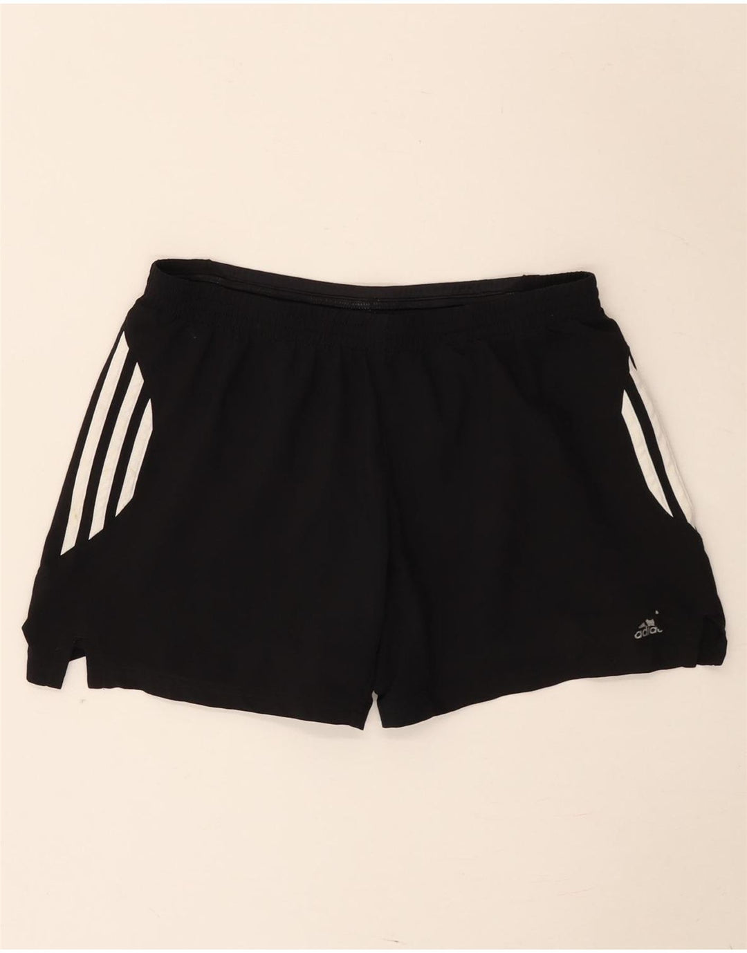 Adidas Womens Climacool Sports Shorts UK 12 Medium Black Polyester
