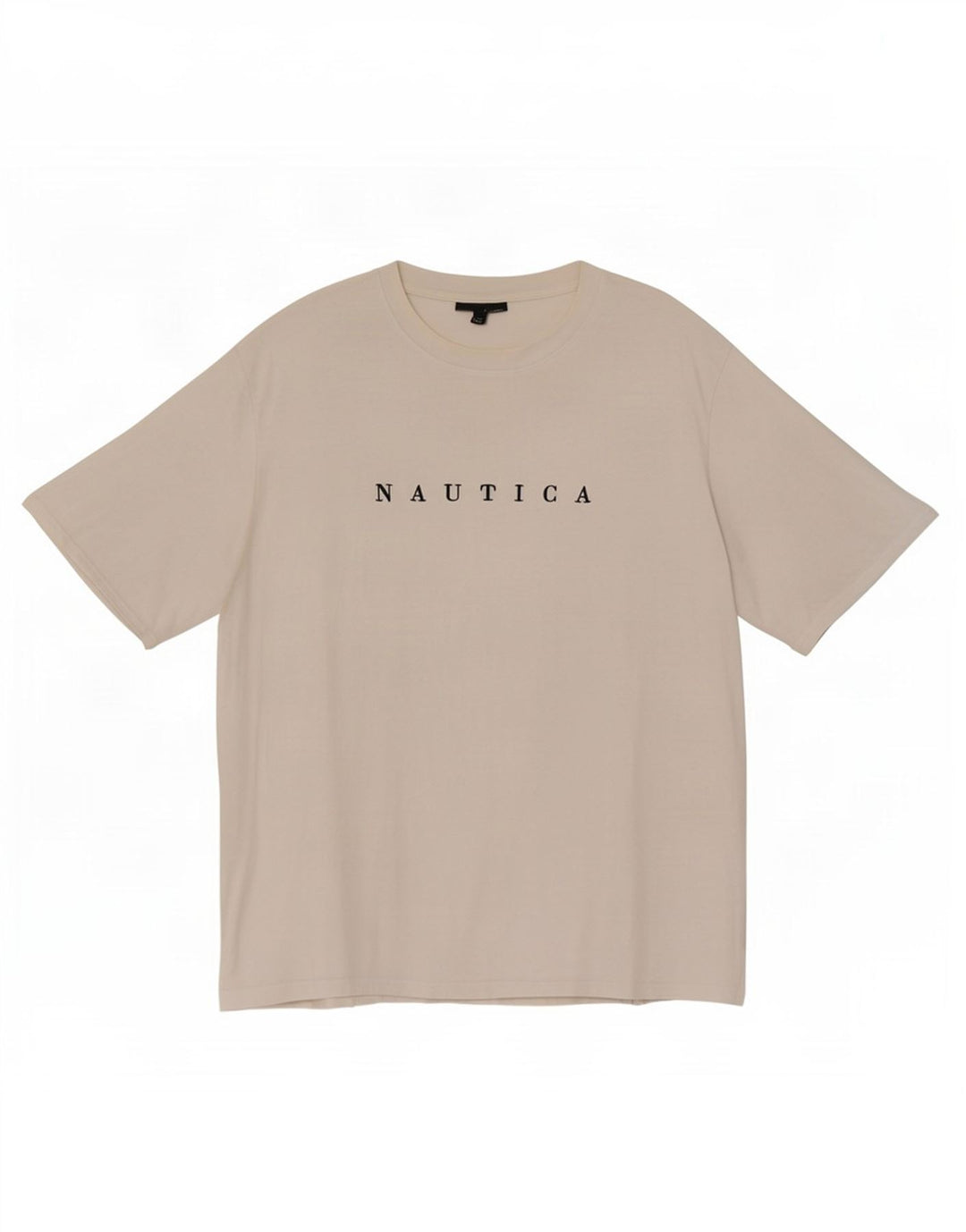 Nautica Herre Grafisk T-Shirt Top 2XL Hvid Bomuld
