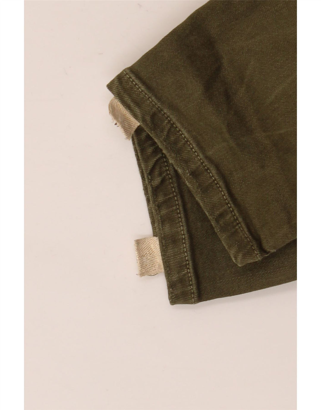 Zara Dame Slim Jeans EU 40 Medium W30 L27 Khaki Colourblock
