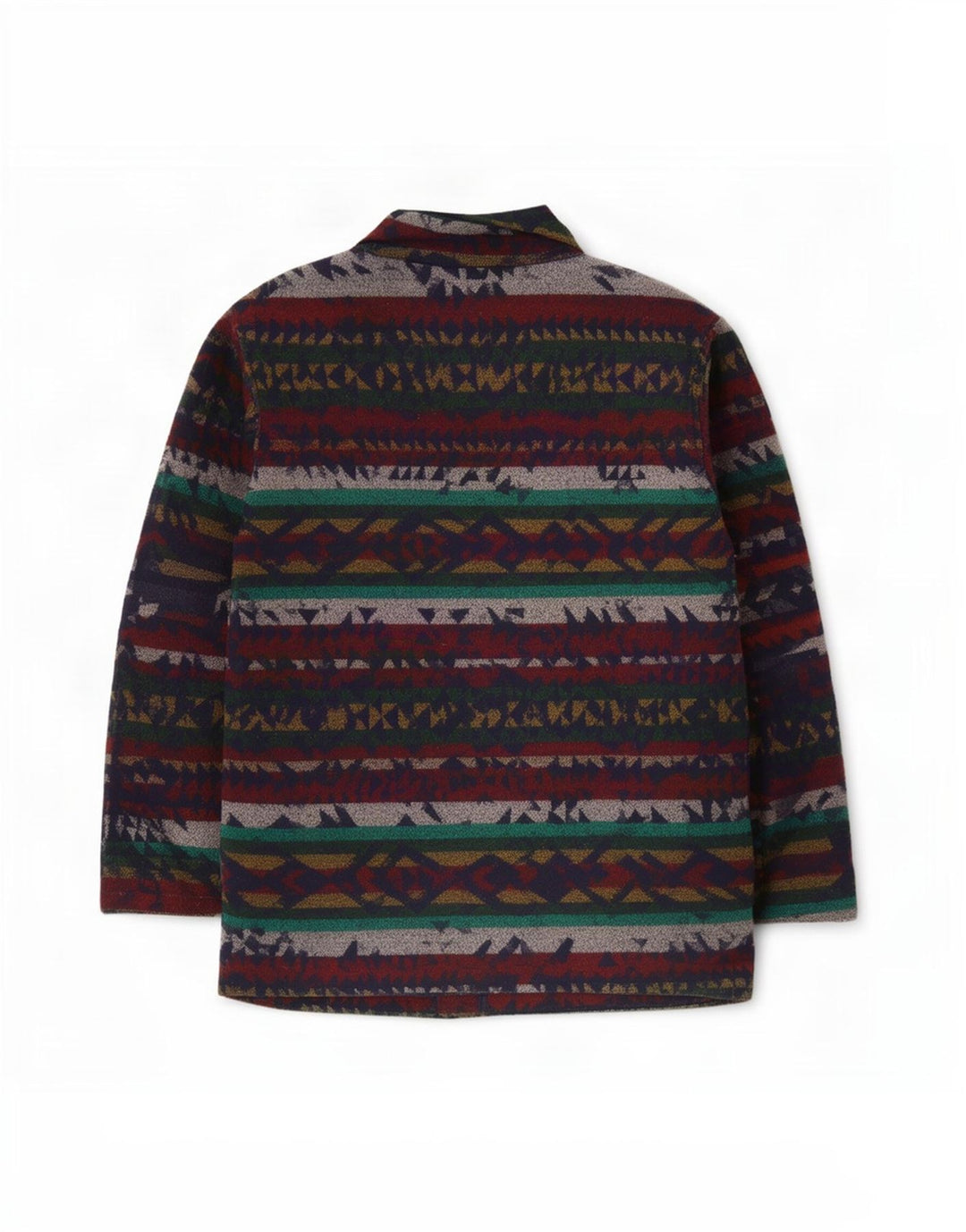 S.Oliver Herre Overfrakke UK 40 Large Multicolor Fair Isle Wool