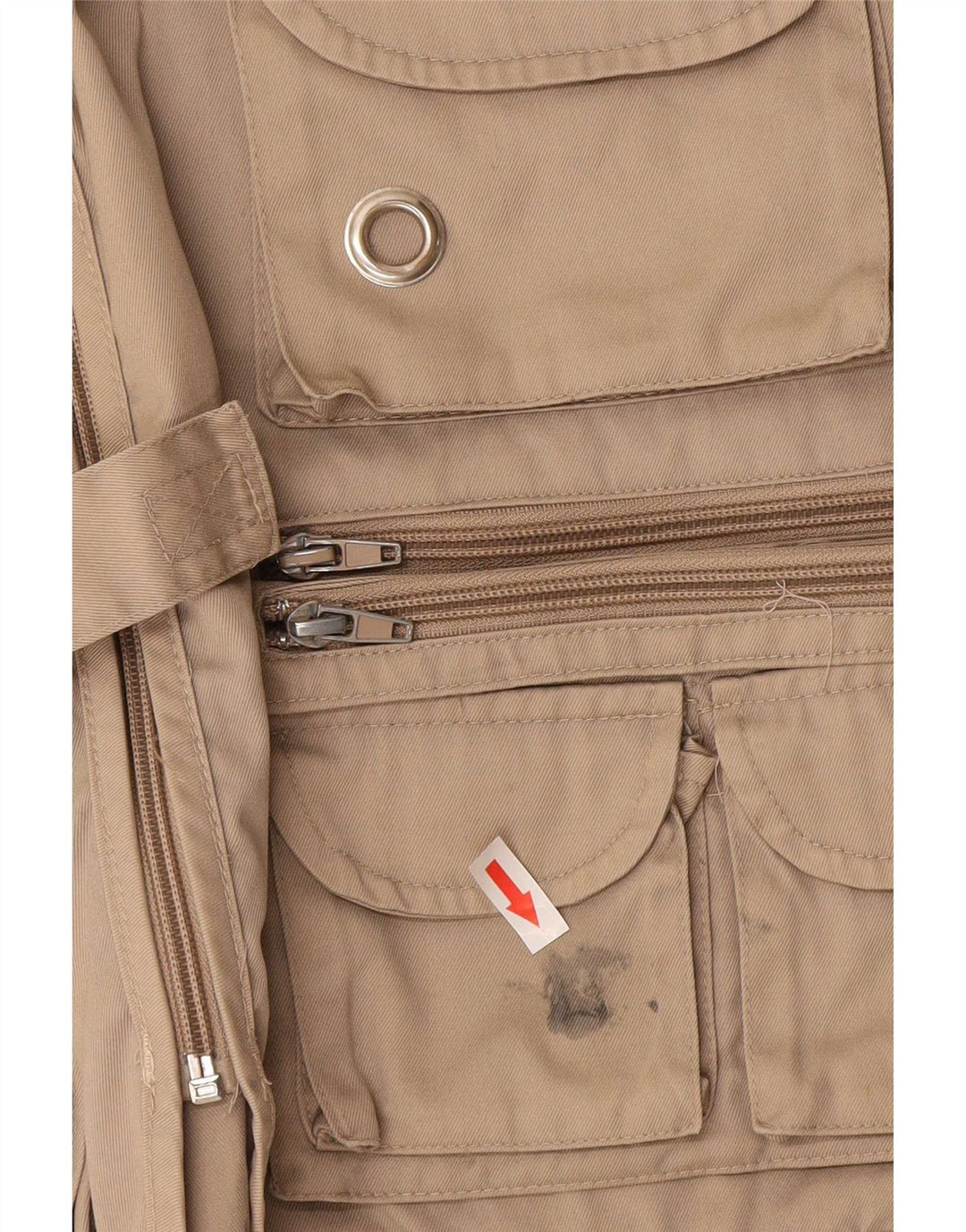 Vintage Herre Utility Jacket UK 40 Large Beige